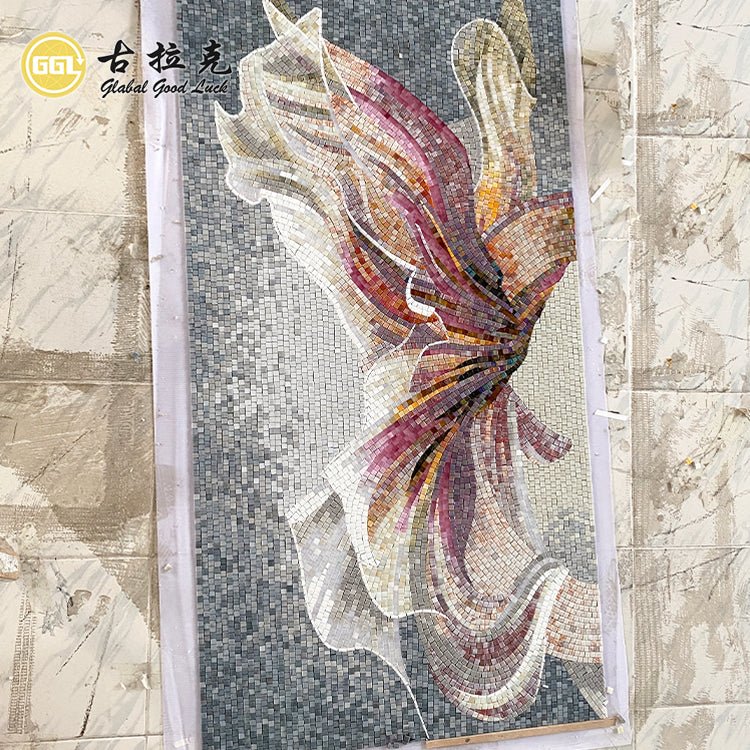 Tranh khảm treo tường thủ công bằng gạch kính 4mm - Daisan Store