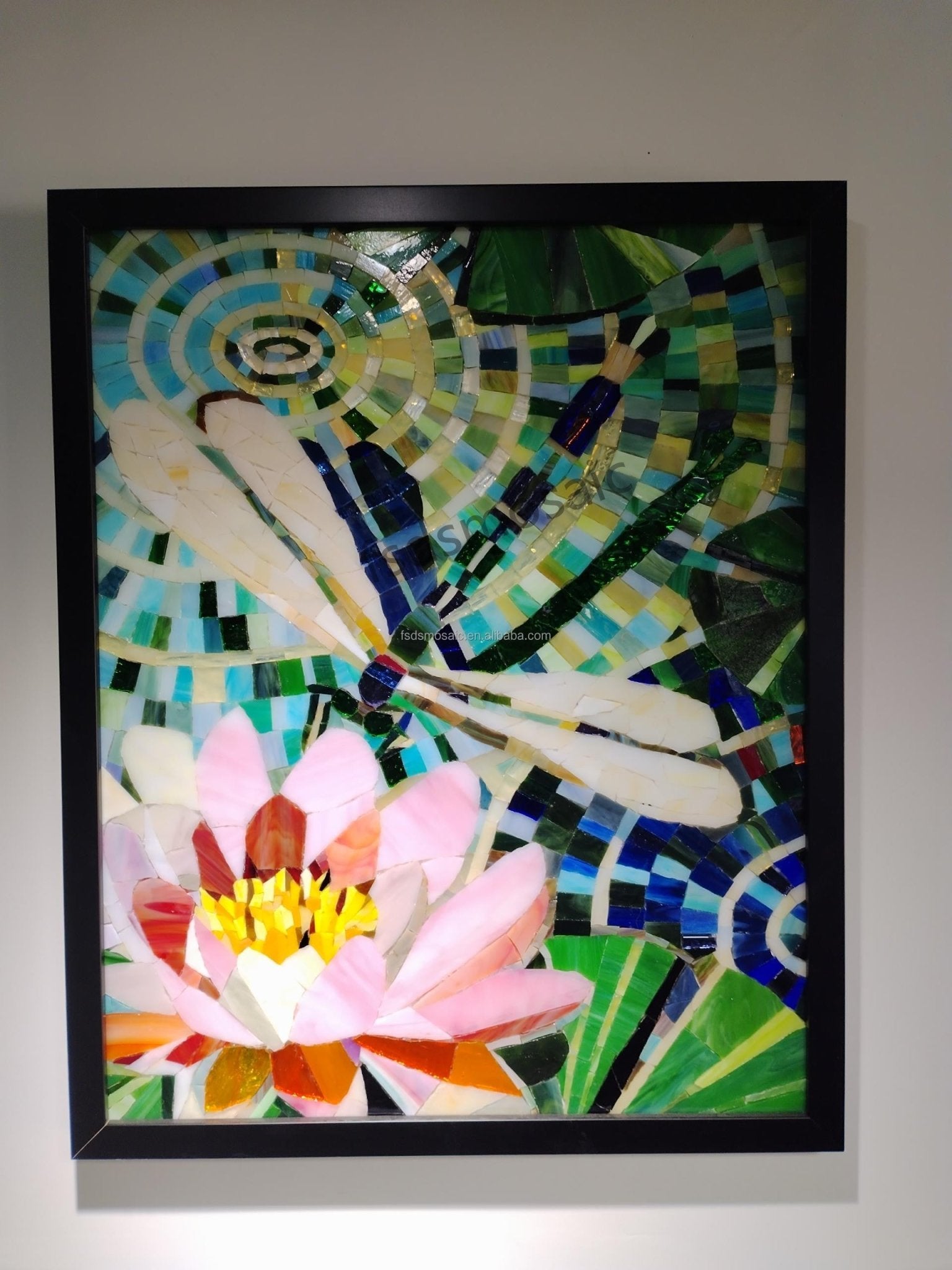 Tranh kính nghệ thuật hình sứa hiện đại - Daisan Store