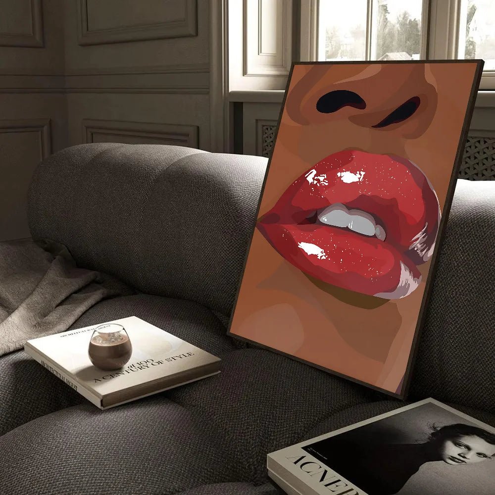 Tranh Poster Chân Dung Phụ Nữ Da Đen Châu Phi Chống Thấm - Daisan Store