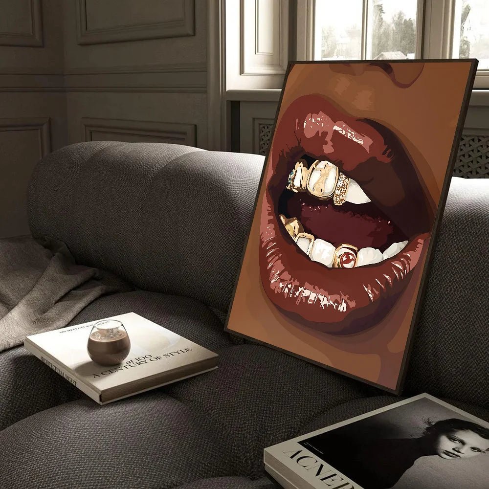 Tranh Poster Chân Dung Phụ Nữ Da Đen Châu Phi Chống Thấm - Daisan Store