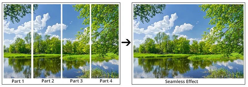 Tranh Tường 3D Hiện Đại Đơn Giản Hình Học Phòng Khách - Daisan Store