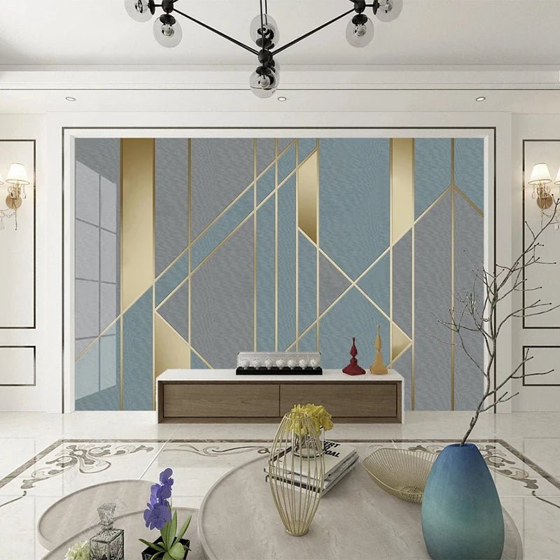 Tranh Tường 3D Hiện Đại Đơn Giản Hình Học Phòng Khách - Daisan Store