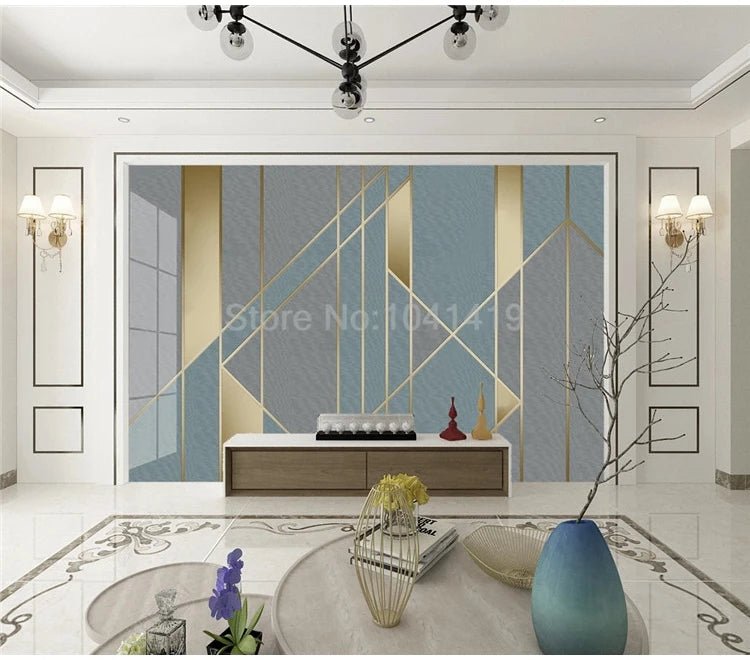 Tranh Tường 3D Hiện Đại Đơn Giản Hình Học Phòng Khách - Daisan Store