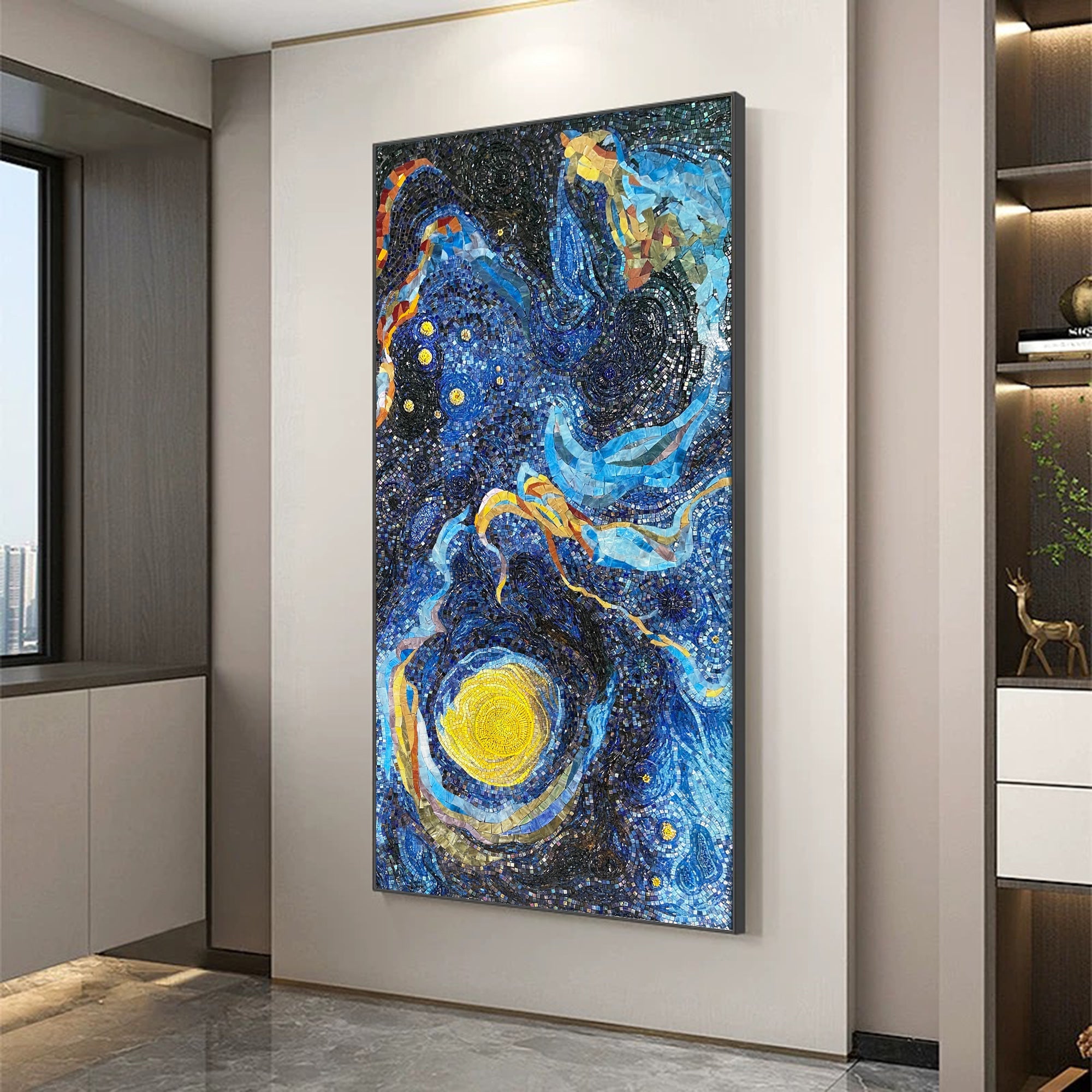 Tranh và tranh tường khảm xanh lam - Daisan Store