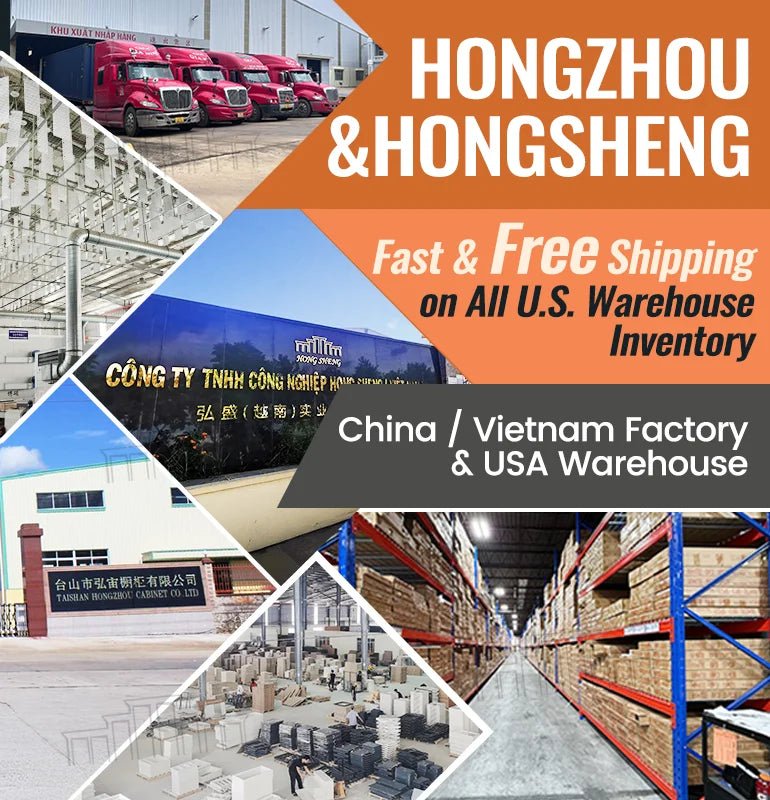 Tủ Bếp Base RTA Chuẩn USA Giao Thiết Kế Hiện Đại Có Đảo - Daisan Store