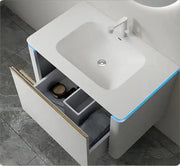 Tủ chậu rửa mặt phòng tắm thiết kế hiện đại sang trọng bán chạy, tủ chính có đèn cảm ứng - Daisan Store