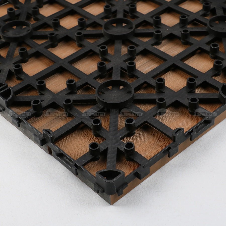 Ván lát sàn gỗ nhựa composite ngoài trời thân thiện với môi trường 100%, chống trơn trượt, dành cho khu vực xung quanh hồ bơi, lắp ghép dễ dàng - Daisan Store