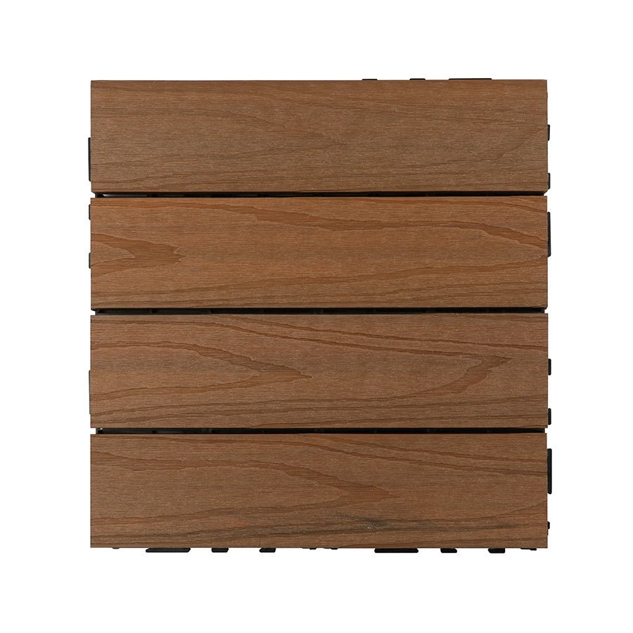 Ván lát sàn gỗ nhựa composite ngoài trời thân thiện với môi trường 100%, chống trơn trượt, dành cho khu vực xung quanh hồ bơi, lắp ghép dễ dàng - Daisan Store