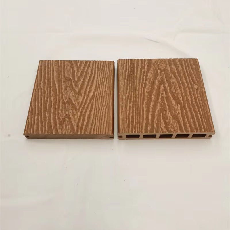 Ván lát sàn gỗ nhựa ngoài trời chống trơn, chống thấm, màu sô cô la gỗ tếch hiện đại - Daisan Store