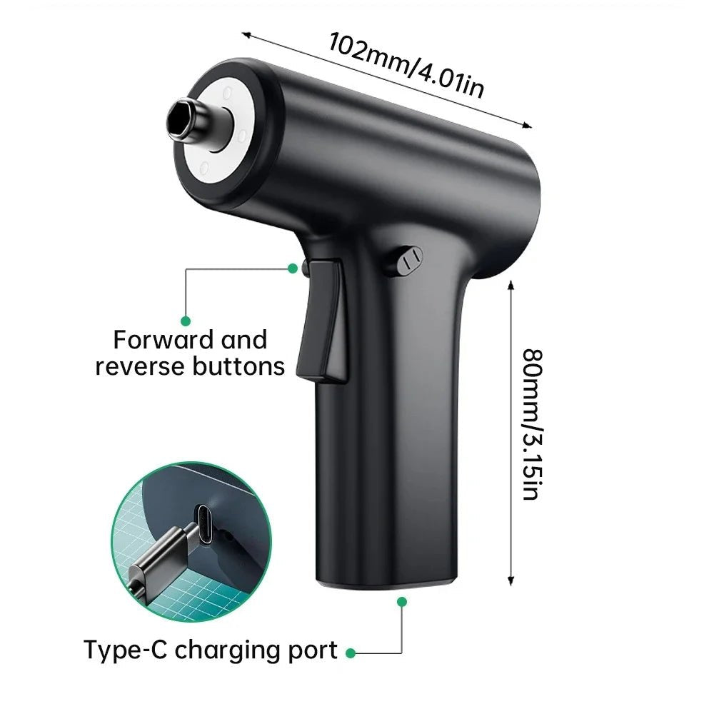 Vít Không Dây 3N.M Brushless Khoan Sửa Điện Tử 3.6V 4 LED - Daisan Store