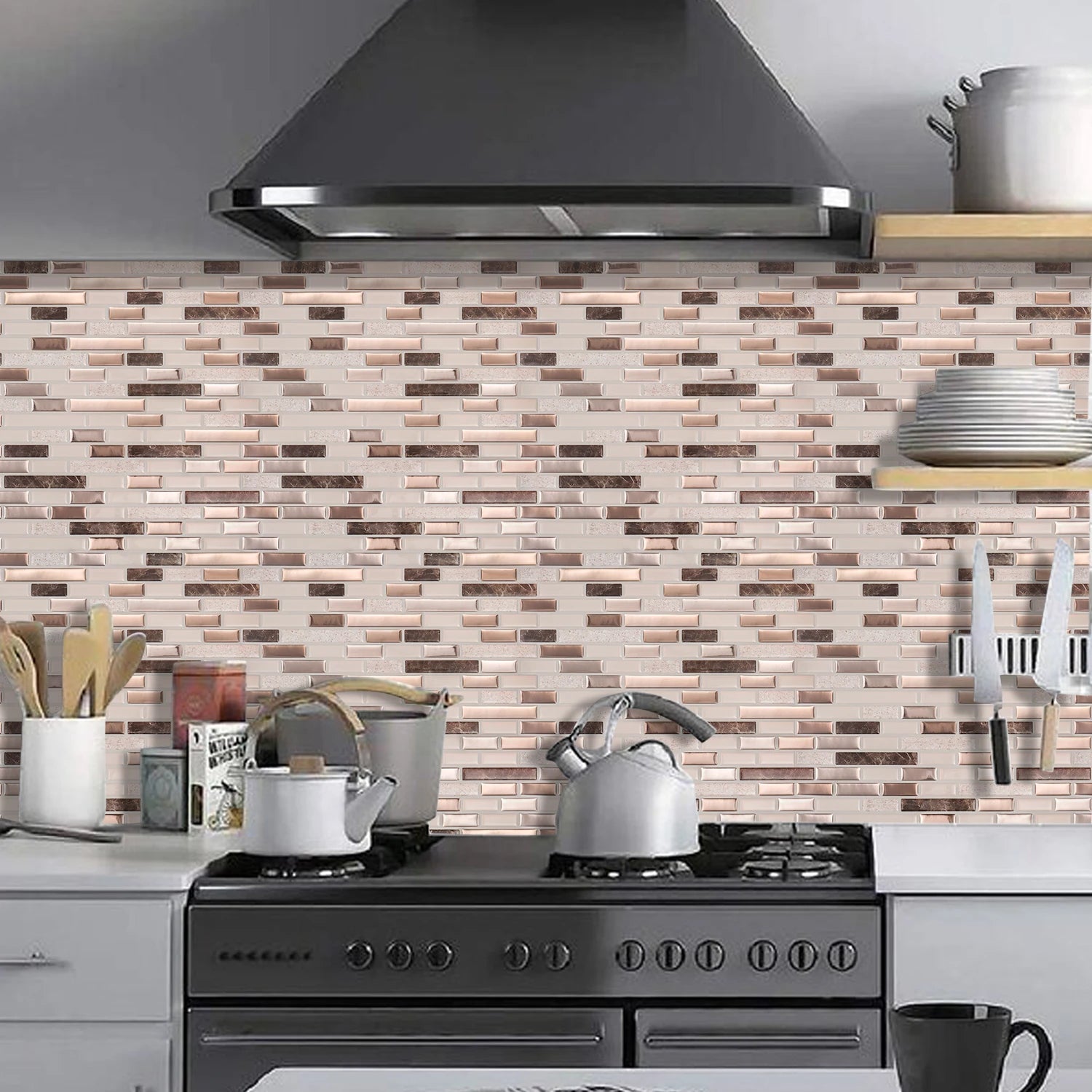 Vividtiles Dán Tường Chống Thấm Lớn Nhà Bếp Đa Năng DIY - Daisan Store