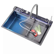 Vòi bếp hiện đại, vòi trộn chậu rửa có màn hình kỹ thuật số, vòi có thể kéo dài - Daisan Store