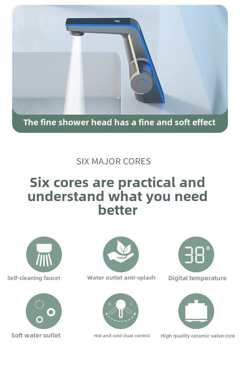 Vòi Hoa Sen LED Kỹ Thuật Số - Ánh Sáng Phòng Tắm - Daisan Store