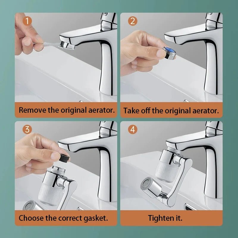 Vòi Rửa Xoay Đa Năng Lọc Nước 2 Chế Độ Thông Minh - Daisan Store