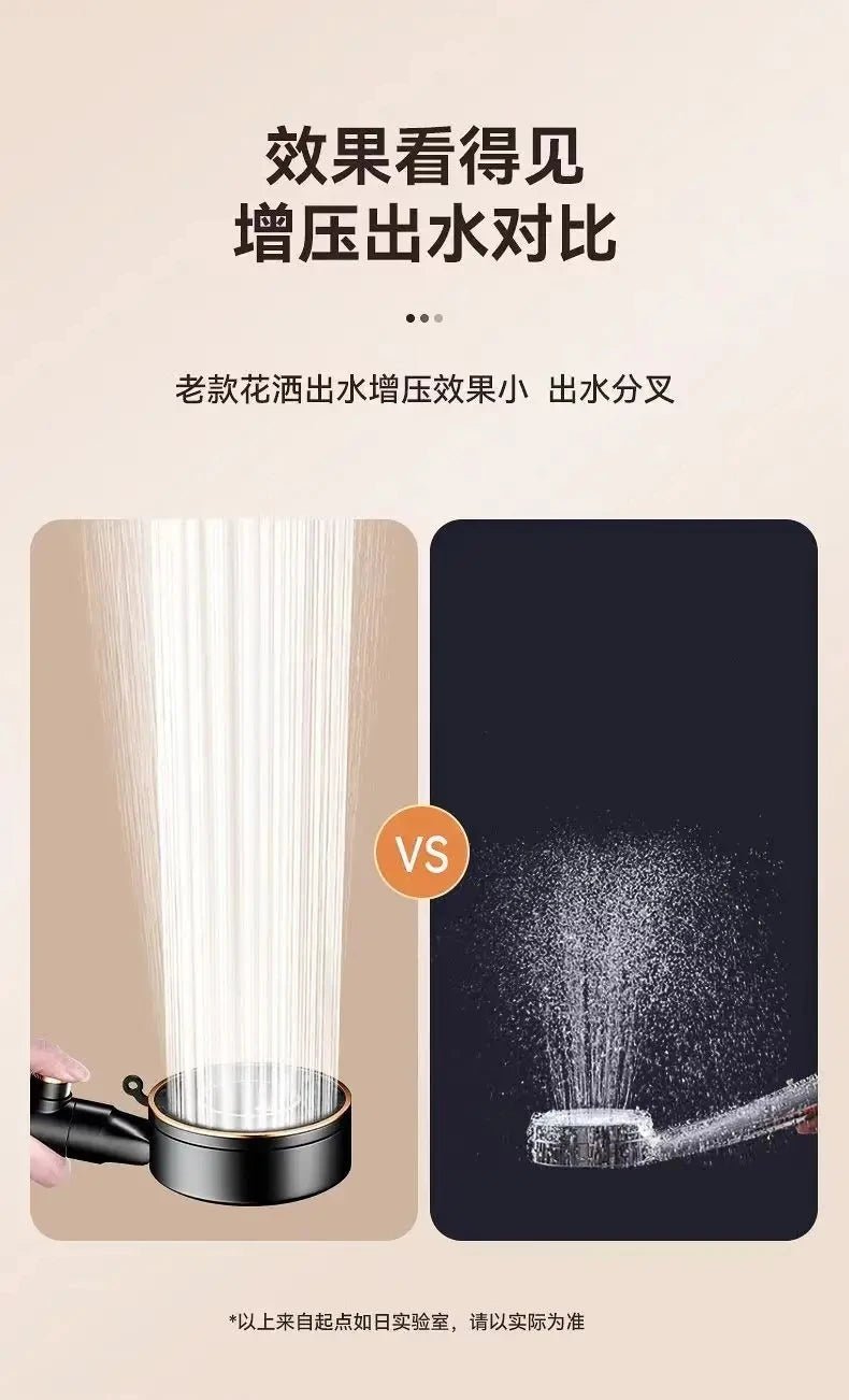 Vòi Sen Áp Lực 3 Chế Độ, Tiết Kiệm Nước, Mạ Bạc - Daisan Store