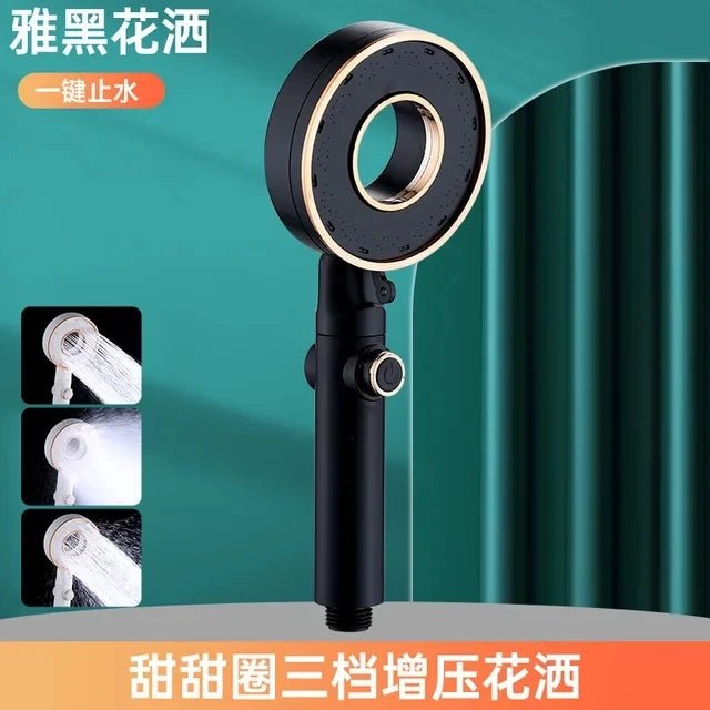 Vòi Sen Áp Lực 3 Chế Độ, Tiết Kiệm Nước, Mạ Bạc - Daisan Store