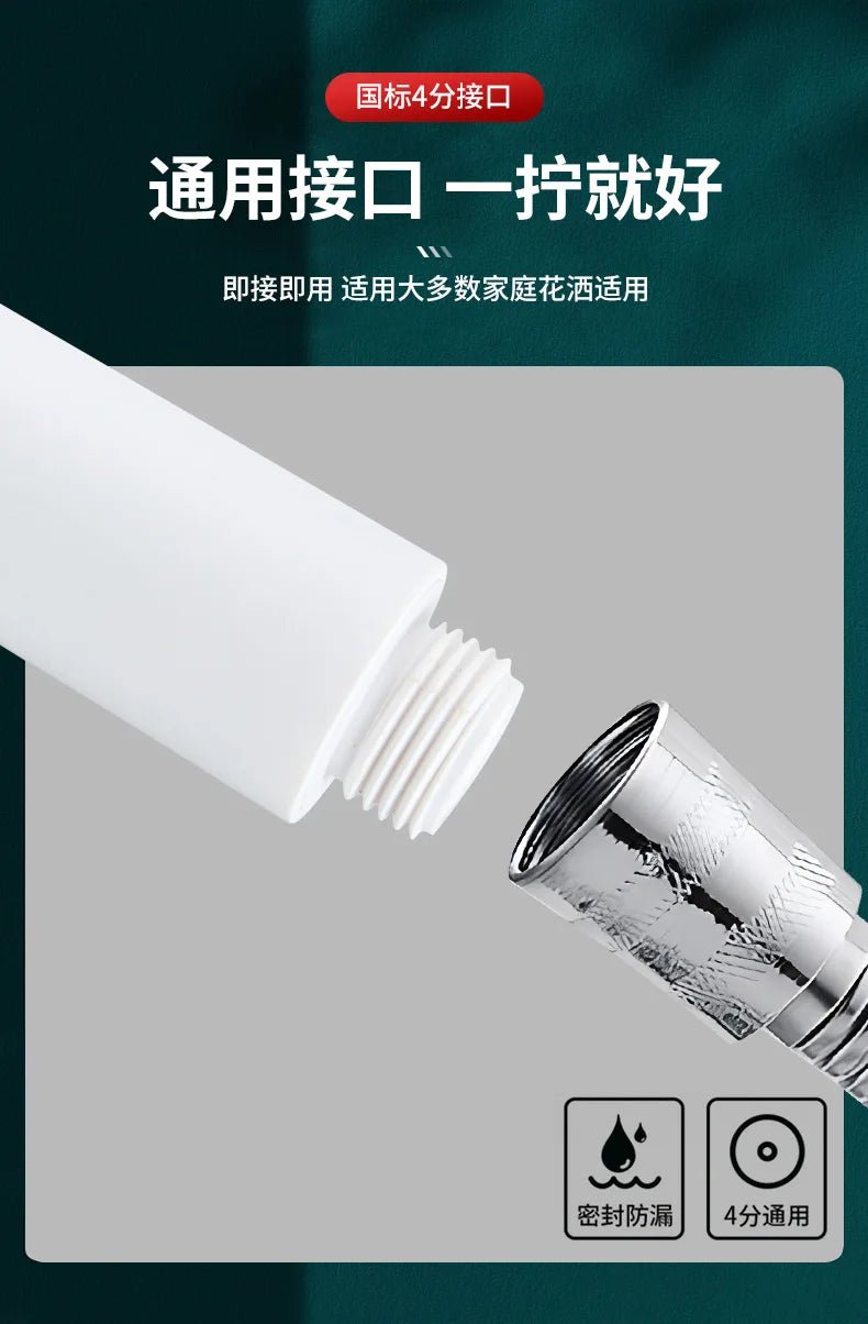 Vòi Sen Áp Lực 3 Chế Độ, Tiết Kiệm Nước, Mạ Bạc - Daisan Store