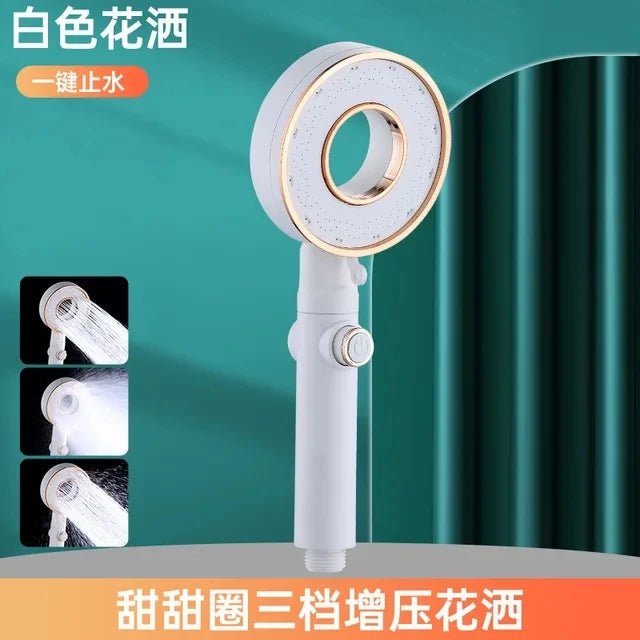 Vòi Sen Áp Lực 3 Chế Độ, Tiết Kiệm Nước, Mạ Bạc - Daisan Store