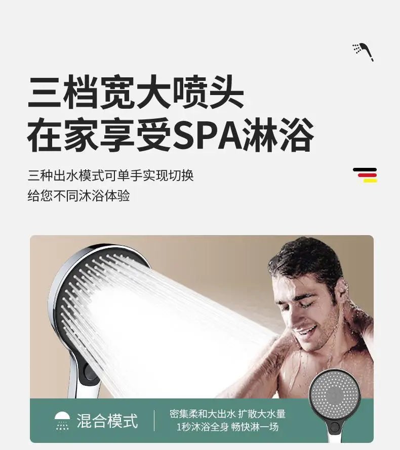 Vòi Sen Áp Lực Cao 3 Chế Độ Tiết Kiệm Nước 135mm - Daisan Store