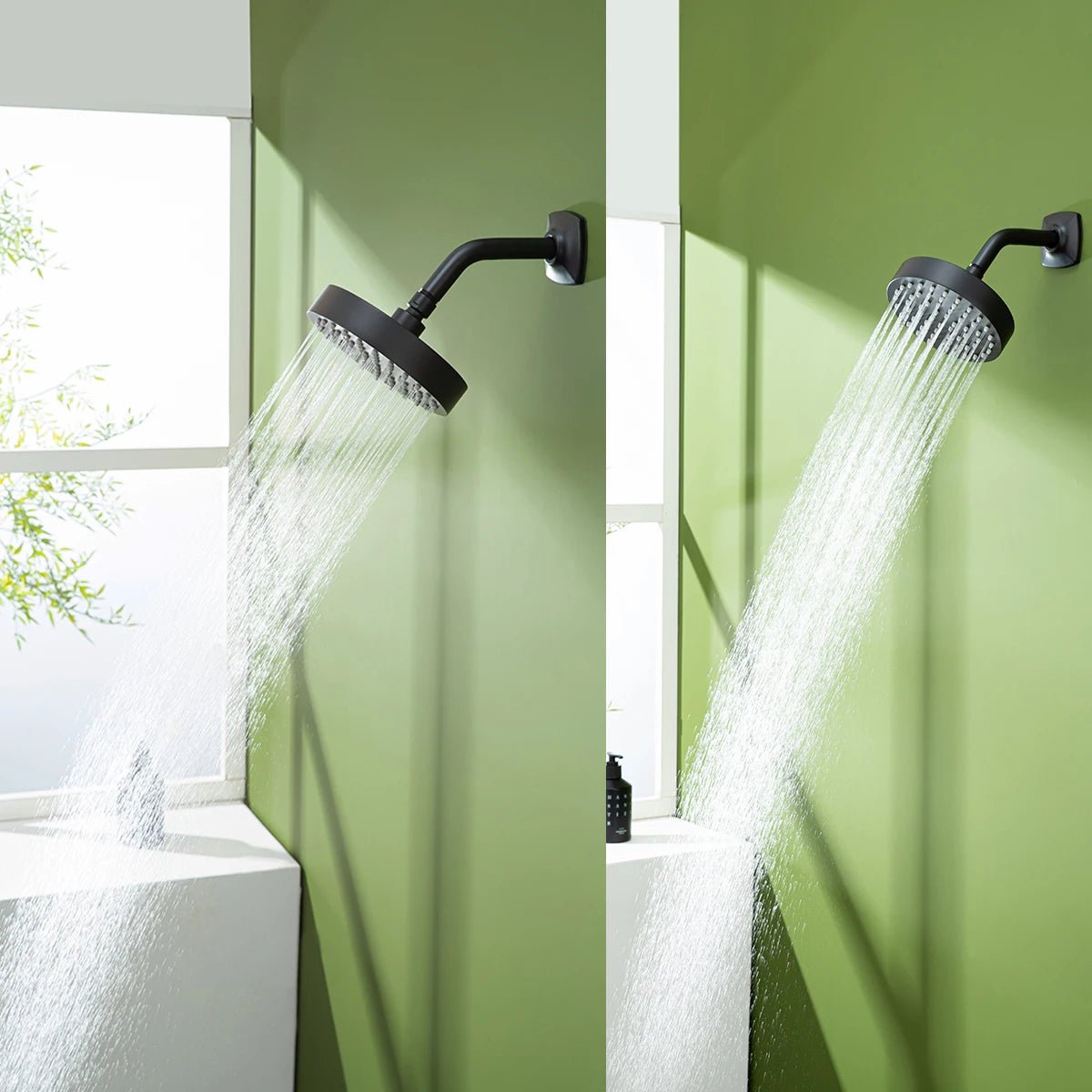 Vòi Sen Áp Lực Mạnh Inox Đen Mờ Cao Cấp Phòng Tắm - Daisan Store