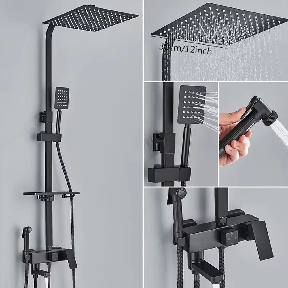 Vòi Sen Đồng Thau Mạ Chrome Chức Năng Đa Dụng - Daisan Store