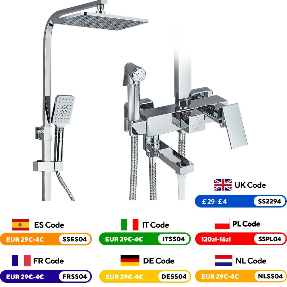 Vòi Sen Đồng Thau Mạ Chrome Chức Năng Đa Dụng - Daisan Store