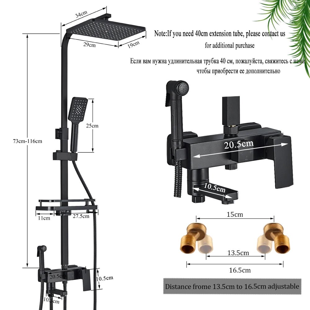 Vòi Sen Đồng Thau Mạ Chrome Chức Năng Đa Dụng - Daisan Store