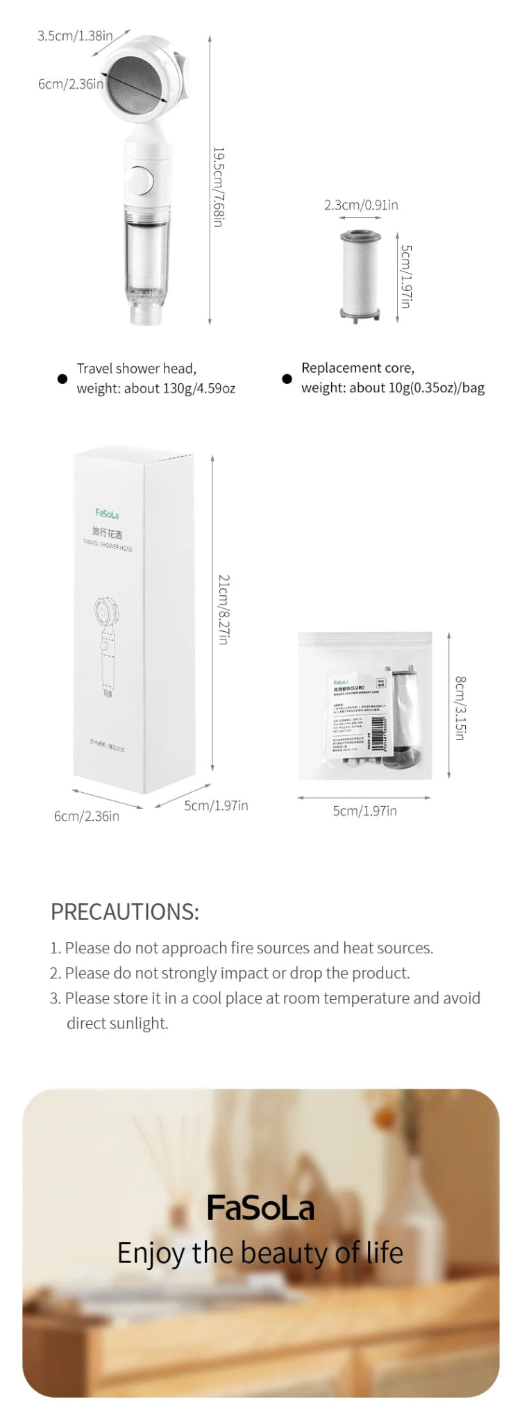 Vòi Sen Lọc Nước Áp Lực, Kháng Khuẩn Du Lịch Tiện Dụng - Daisan Store