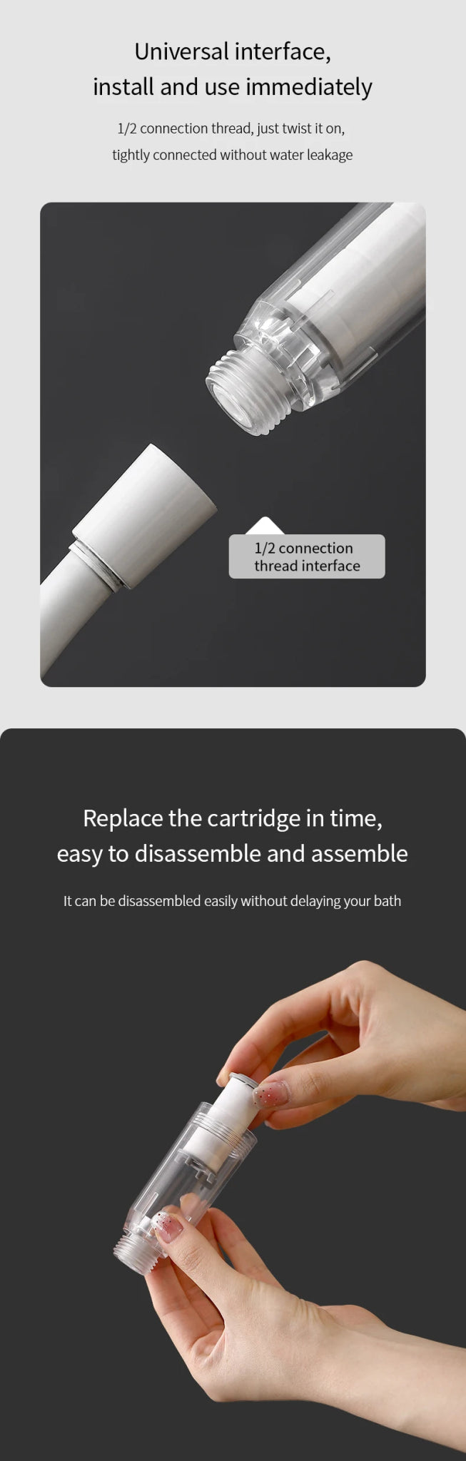 Vòi Sen Lọc Nước Áp Lực, Kháng Khuẩn Du Lịch Tiện Dụng - Daisan Store