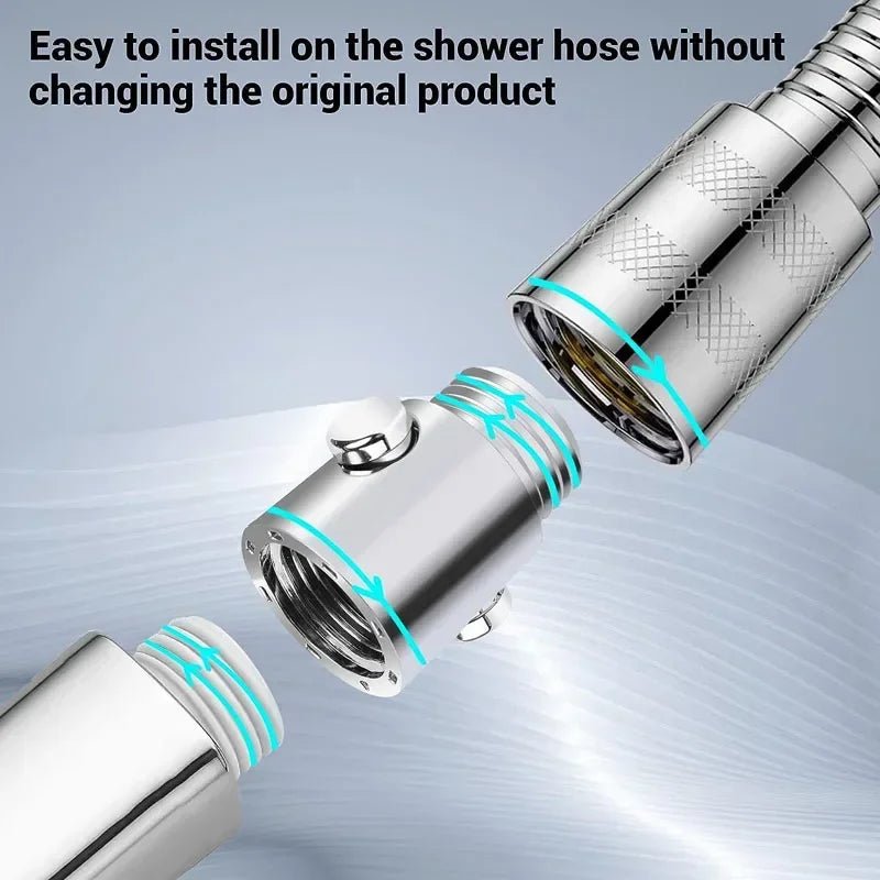 Vòi Sen Tắm Đa Năng 1 Nút Bấm Ngắt Nước Nhanh - Daisan Store