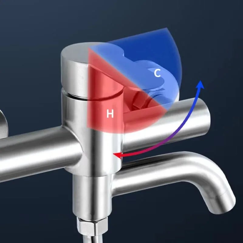 Vòi Sen Tắm Inox 3 Chức Năng Nóng Lạnh Gắn Tường - Daisan Store