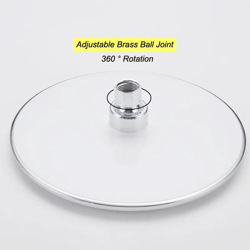 Vòi Sen Tròn Giấu Mặt Mạ Điện Chrome 9 Inch Phun Nước Lớn - Daisan Store