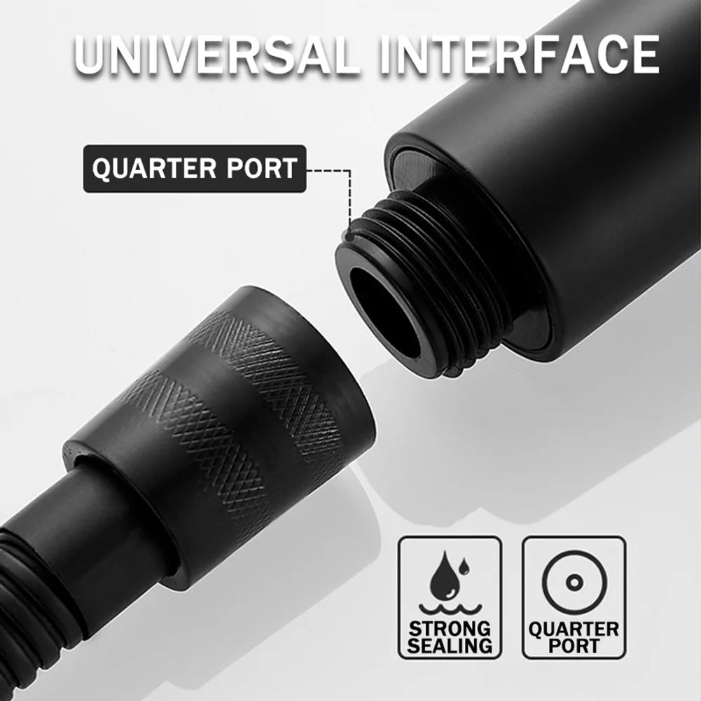 Vòi Xịt Vệ Sinh Cầm Tay Đen ABS - Tiện Ích Phòng Tắm - Daisan Store