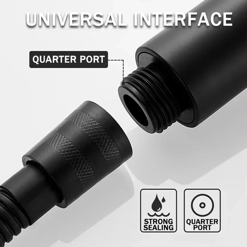 Vòi Xịt Vệ Sinh Cầm Tay Đen ABS - Tiện Ích Phòng Tắm - Daisan Store