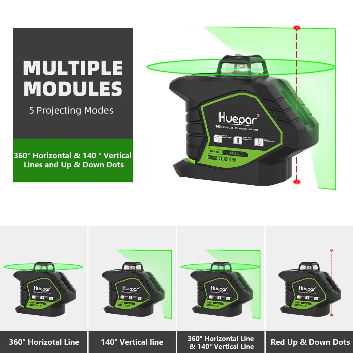 Xanh Tu Dieu 2 Cham Laser 360 - Daisan Store