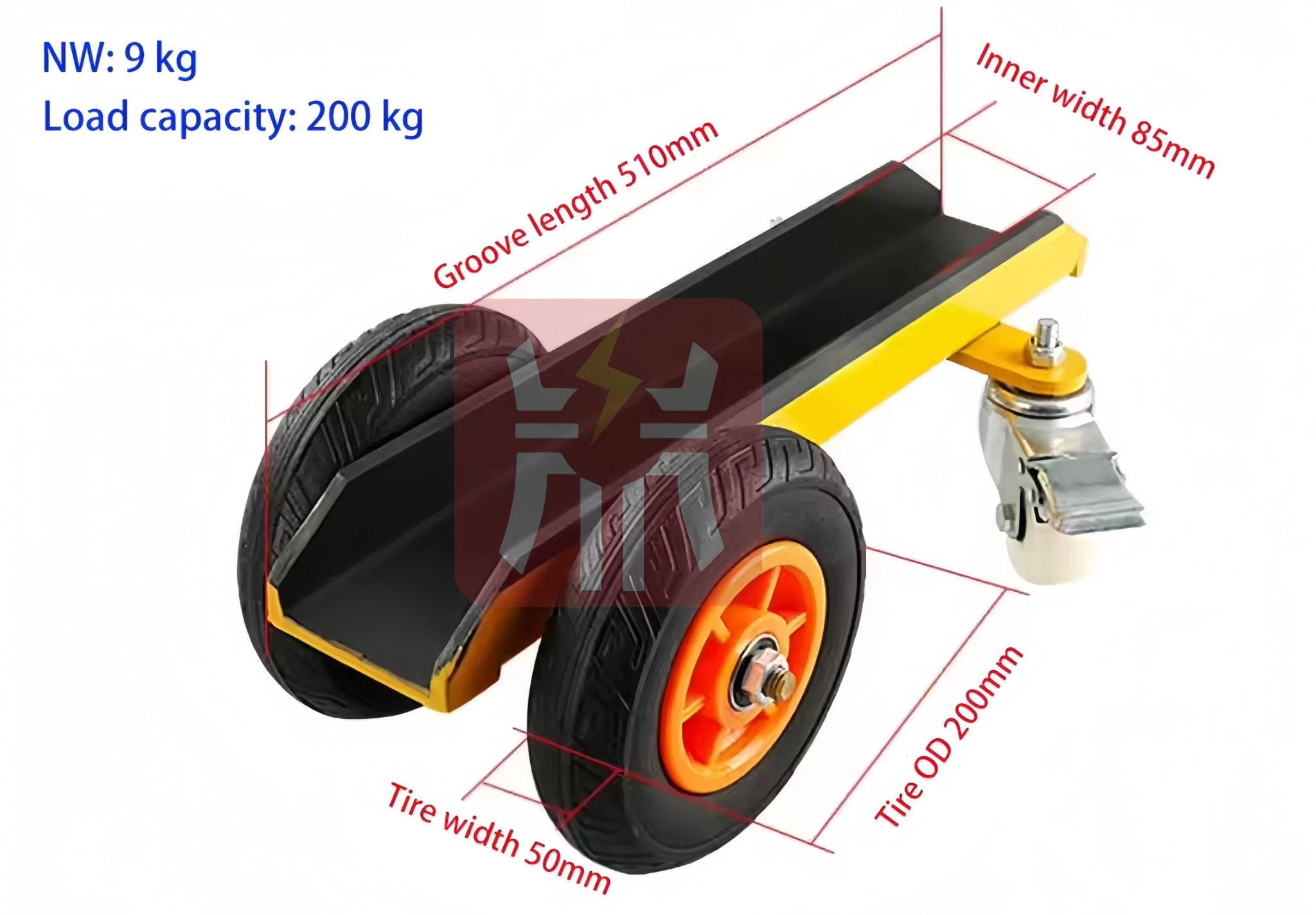 Xe Đẩy Vận Chuyển 4 Bánh Dành Cho Đá Quartz Marble 200Kg - Daisan Store