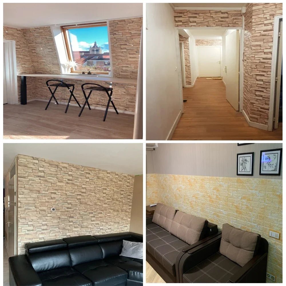 Xốp Dán Tường 3D Chống Thấm - Trang Trí Nội Thất - Daisan Store