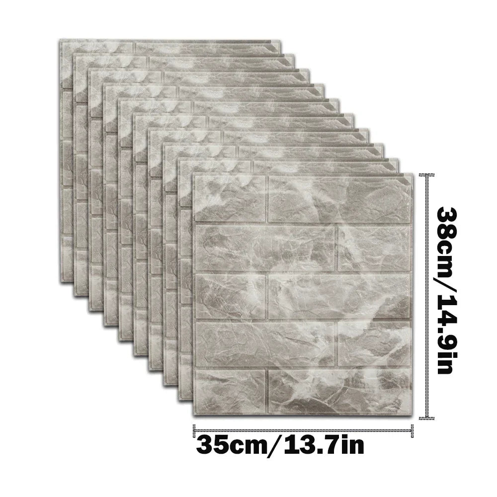 Xốp Dán Tường 3D Chống Thấm - Trang Trí Nội Thất - Daisan Store