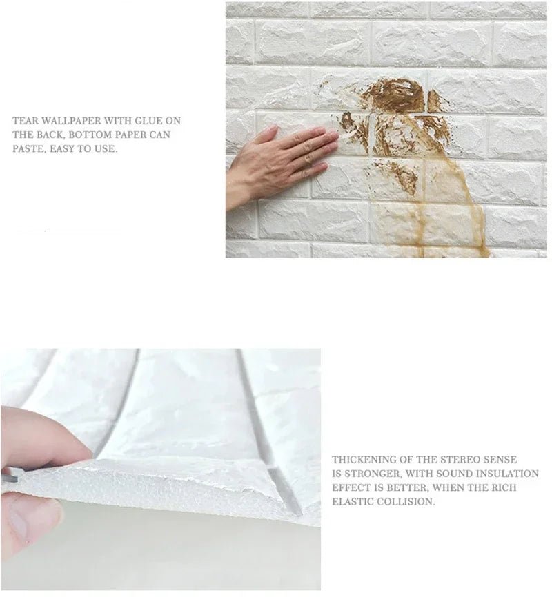 Xốp Dán Tường 3D Chống Thấm - Trang Trí Nội Thất - Daisan Store