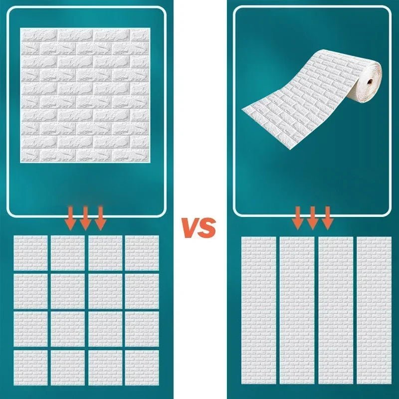 Xốp Dán Tường 3D Giả Gạch Tự Dính Trang Trí Nhà - Daisan Store