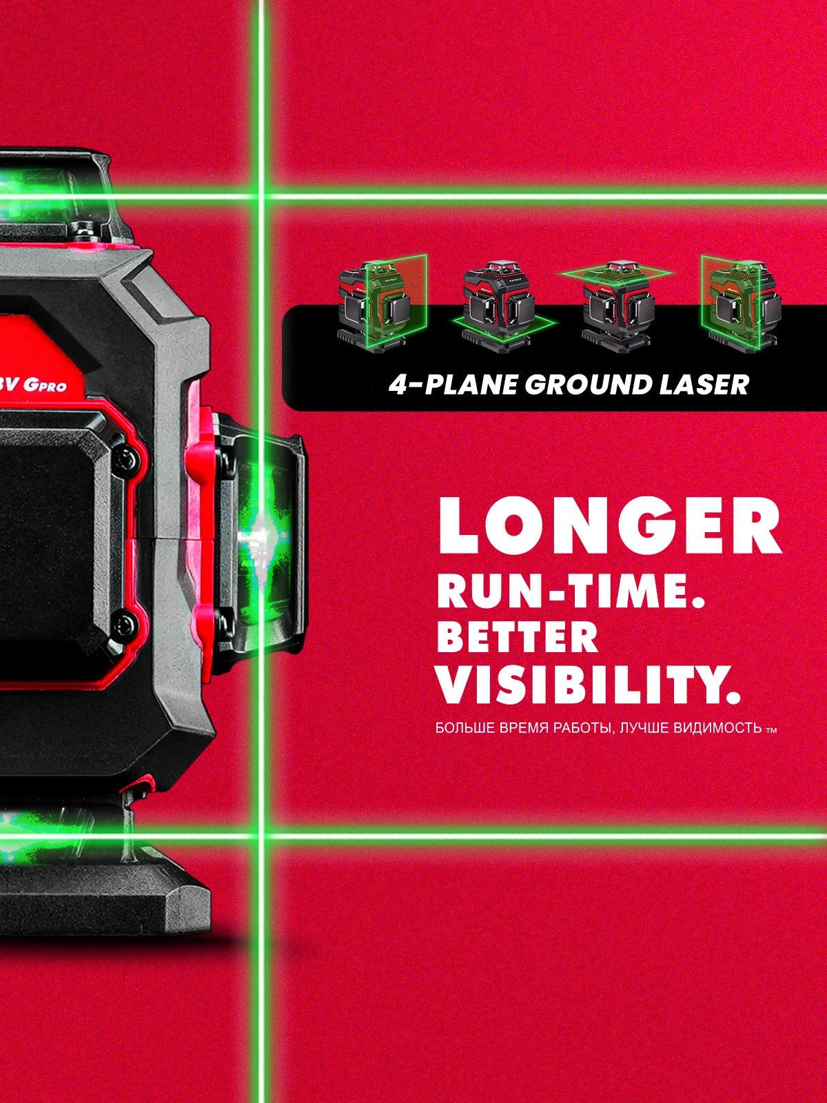 YEVOLT YVGLL4XS16PRO May Laser Xanh 4 Mat Phẳng 16Tia TuCan - Daisan Store