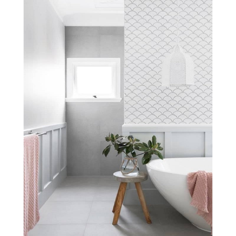 Gạch Mosaic Vảy Cá Rạn 2 lớp MHF 9003