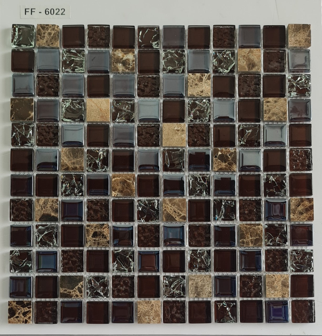 Gạch Mosaic thủy tinh mã FF-6022
