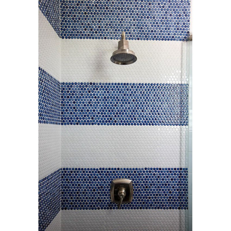 GẠCH MOSAIC CHẤM BI MÀU XANH DƯƠNG CB 128