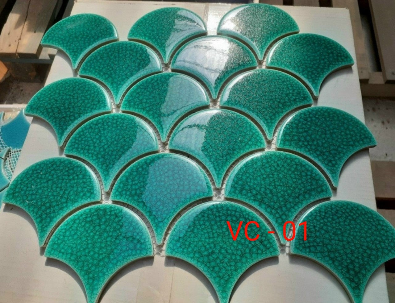 Gạch Mosaic vảy cá mã VC - 01