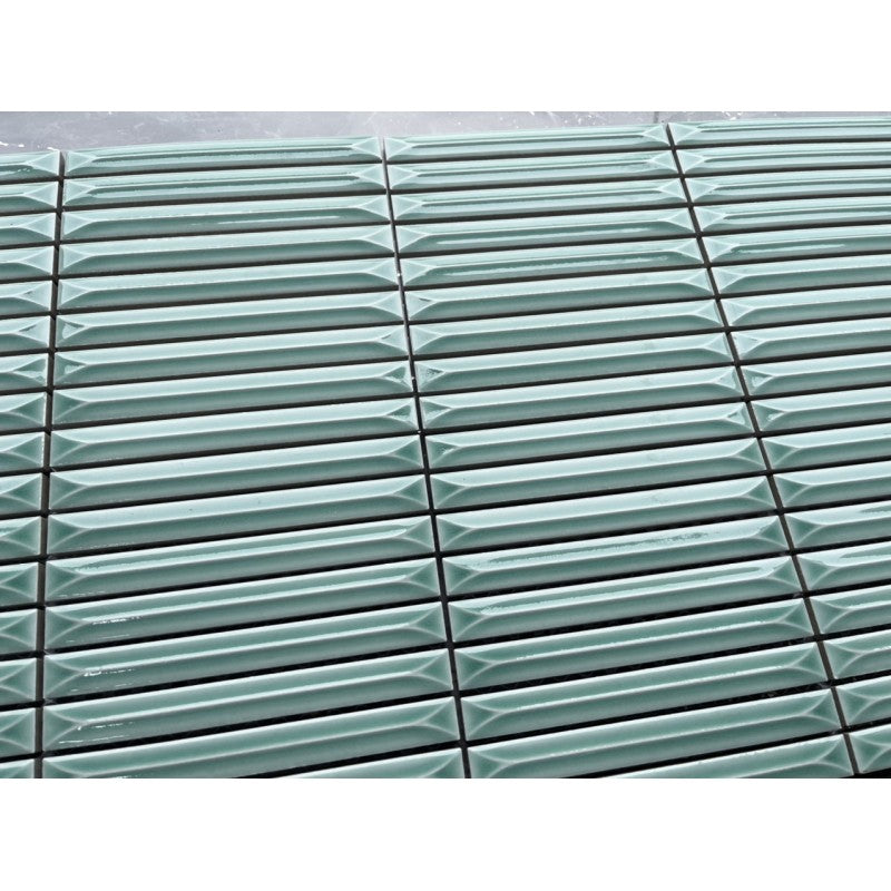 Gạch Mosaic Que Đũa MHT 306 Màu Xanh Ngọc