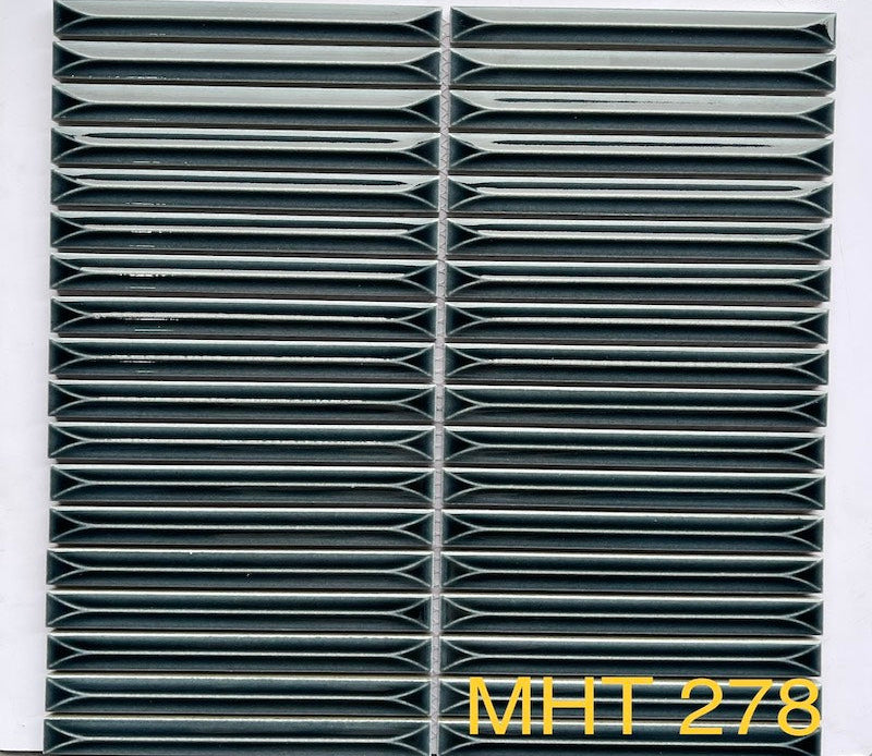Gạch Mosaic Que Đũa MHT 278 Màu Đen