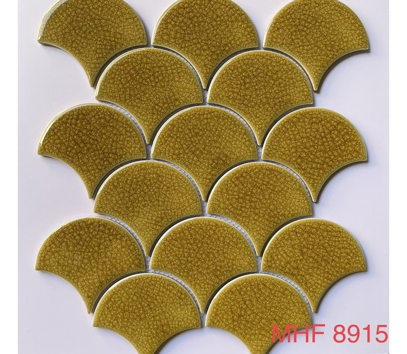 Gạch Mosaic Vảy Cá Rạn 2 lớp  MHF 8915