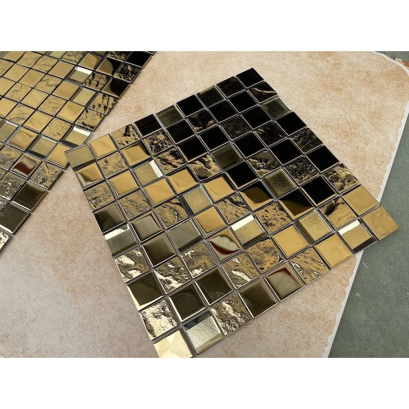 Gạch mosaic thủy tinh cao cấp MH 502