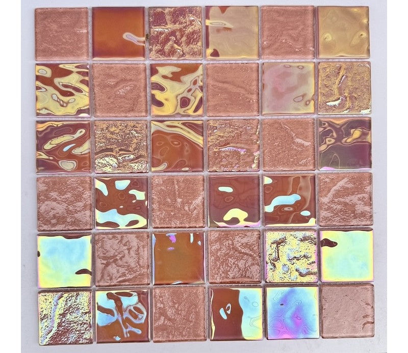 Gạch mosaic thủy tinh lấp lánh MH 7023